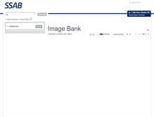 Tablet Screenshot of imagebank.ssab.com
